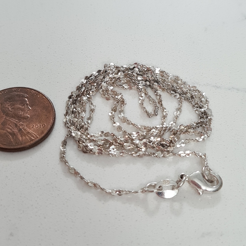 New 925 Sterling Silver Chain 26" Women Girl